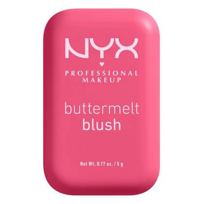NYX Professional Makeup Buttermelt Blush - Getting Butta - 0.17oz: Contains Shea Butter, Vegan, Buildable Coverage, Illuminating Finish