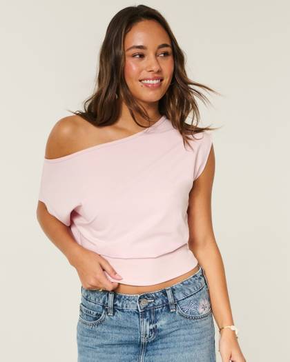 Off-the-Shoulder Banded Top