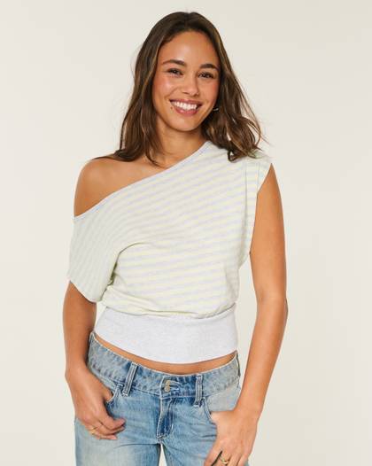 Off-the-Shoulder Banded Top
