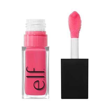 e.l.f. Glow Reviver Plumping Lip Oil - Burst Bubble - 0.25 fl oz: Vegan, Paraben-Free Smooth Gloss, Phthalate-Free