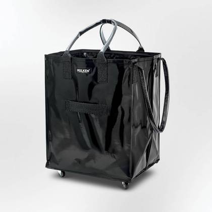 HULKEN Original Rolling Tote Bag Large Black
