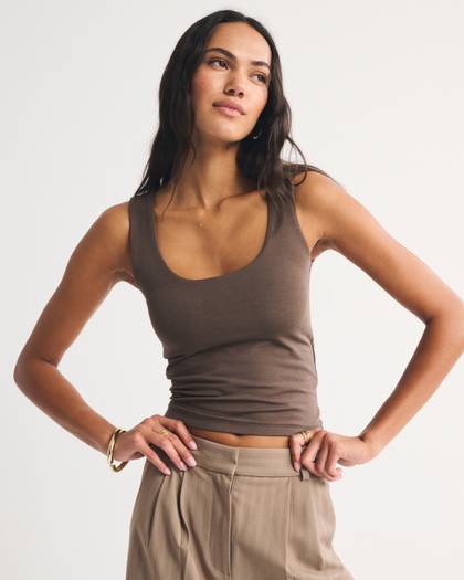 Bra-Free Scoopneck Tank