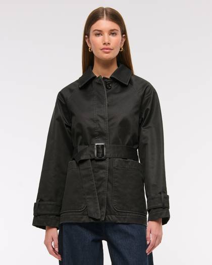 Waxed Belted Utility Jacket