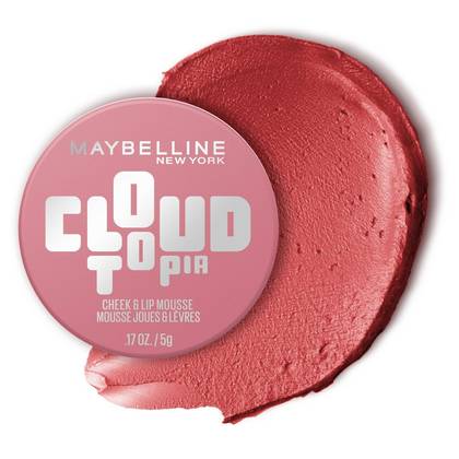 Maybelline Cloudtopia Lip and Cheek Mousse Blush - Enchanted Mauve 8 - 0.17oz