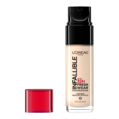 L'Oreal Paris Infallible 32HR Fresh Wear Foundation with SPF 25 - 400 Pearl - 1 fl oz