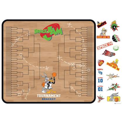 Space Jam 30th Anniversary Dry Erase Tournament Peel and Stick Wall Decals