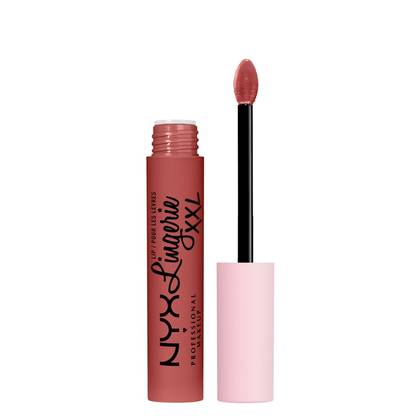 NYX Professional Makeup Lip Lingerie XXL Smooth Matte Liquid Lipstick - 16hr Longwear - 07 Warm Up - 0.13 fl oz
