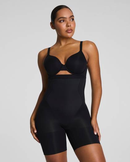 SPANXsculpt™ GoFigure High-Waisted Mid-Thigh Short | Very Black - Black
