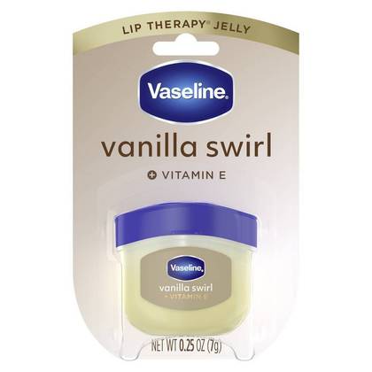 Vaseline Lip Therapy Mini Lip Balm - Vanilla Swirl - Travel Size - 0.25oz