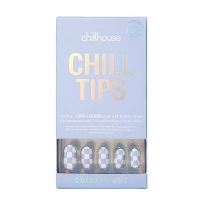 Chillhouse Chill Tips Press-On Fake Nails - Checked Out - 24ct