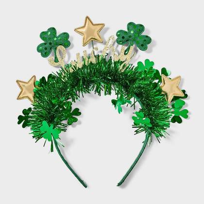 St Patrick's Day Lucky Headband - Green
