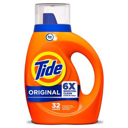 Tide Original HE Deep Cleaning Concentrated Liquid Laundry Detergent Soap 32 Loads - 40 fl oz