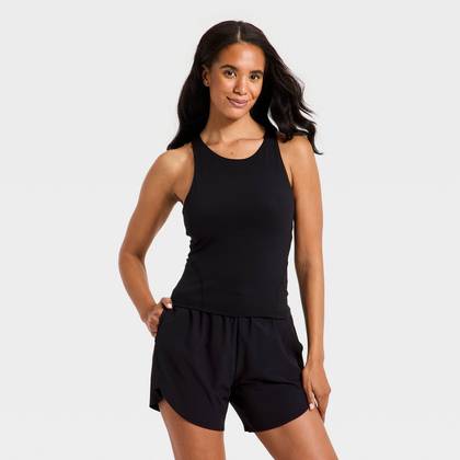 Women's Super Flex High Neck Racerback Support Tank Top - All In Motion™ Blank L