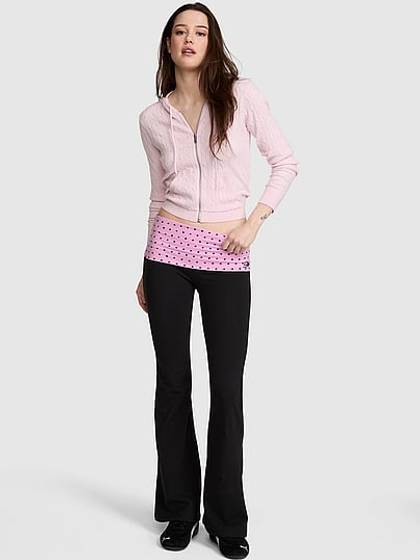 Mercer Cotton Foldover Flare Pant