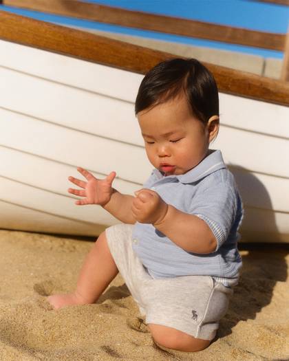 baby essential fleece icon shorts