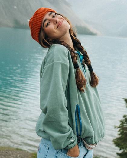 Ayla Micro Polartec® Fleece - Pistachio