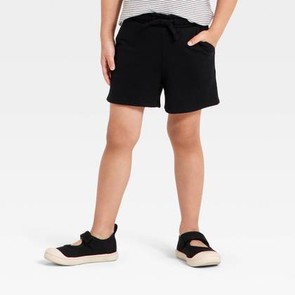 Baby Girls' Knit Shorts - Cat & Jack™ Black 12M