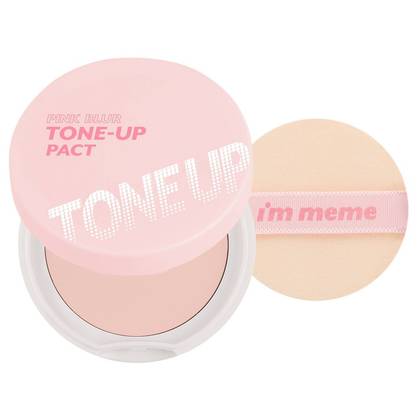I'm Meme Pink Blur Tone-Up Pact - 0.35 fl oz: Shine Control, Skin Tone Improvement, Oil Control, Makeup Setting