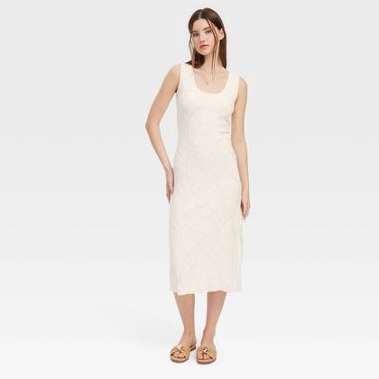 Women's Daisy Floral Terry Ankle Dress Cream - Roller Rabbit x Target XXS