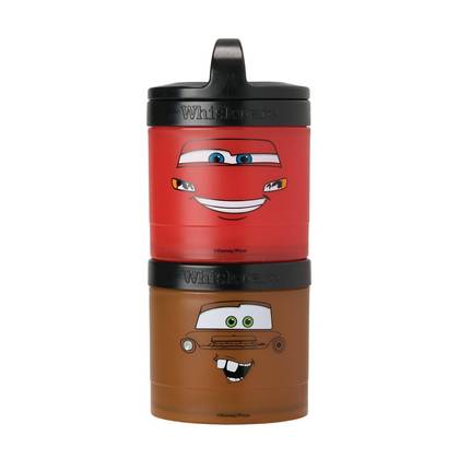 Whiskware Stackable 2pc Food Storage Jar Snack Pack - Disney Cars