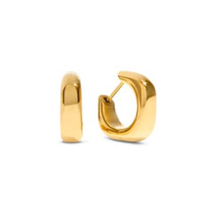 Written In The Stars Soft-Edge Hoops (Gold)