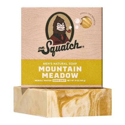 DR. SQUATCH Men's Natural Bar Soap - Mountain Meadow - 5oz