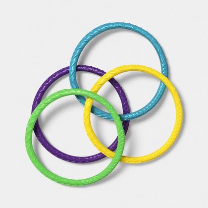 Kids' Dizzy Dive Rings 4pc - Sun Squad™