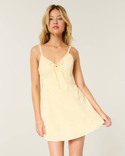 Daisy Trim Mini Dress