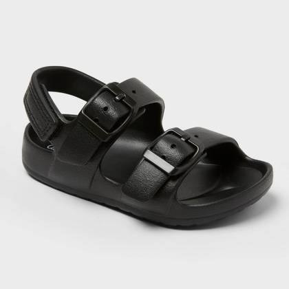 Toddler Blown EVA Ade Sandals - Cat & Jack™ Black 5T