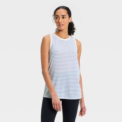 Women's Beyond Ease Twist Racerback Tank Top - All In Motion™ Cream XS