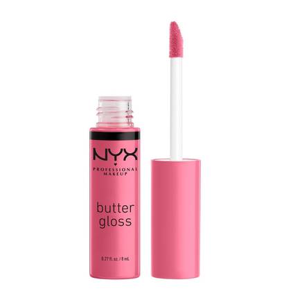 NYX Professional Makeup Butter Lip Gloss - 09 Vanilla Cream Pie - 0.27 fl oz: Paraben-Free, Tube, Shine Enhancing