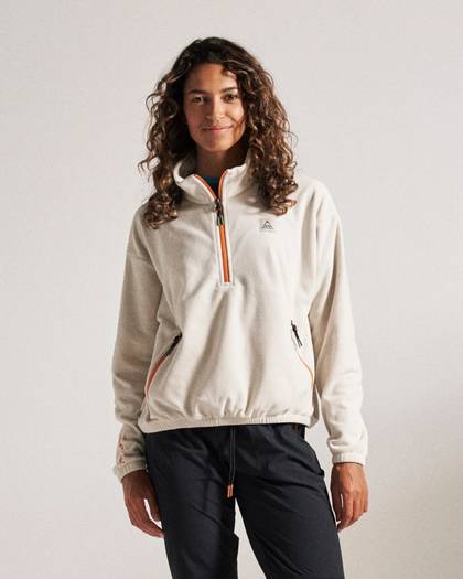 Ayla Micro Polartec® Fleece - Vintage White