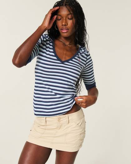 Ultra Low-Rise Cargo Mini Skort