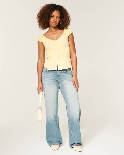 Curvy Low-Rise Baggy Jeans