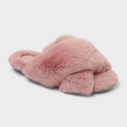 Women's Paris X-Band Scuff Slippers - Auden™ Pink S