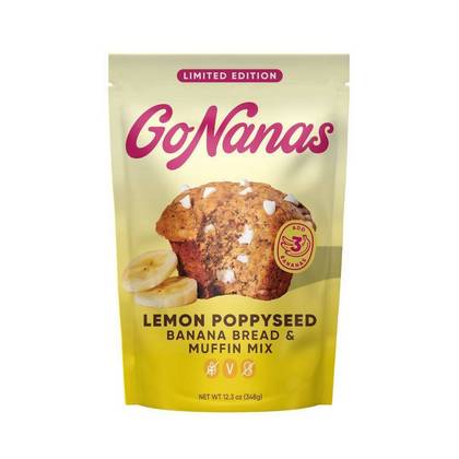 GoNanas Easter Lemon Poppyseed Banana Bread Mix - 12.3oz