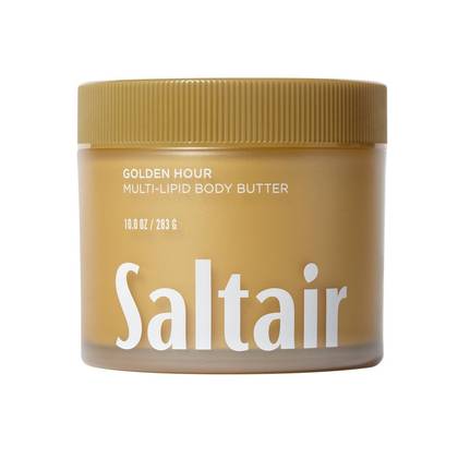 Saltair Multi-Lipid Replenishing Body Butter - Golden Hour - 10oz: Moisturizing For Whole Body, Pineapple & Coconut Scent