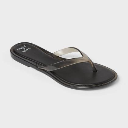 Women’s Azalea Jelly Sandals - Shade & Shore™ Black 6