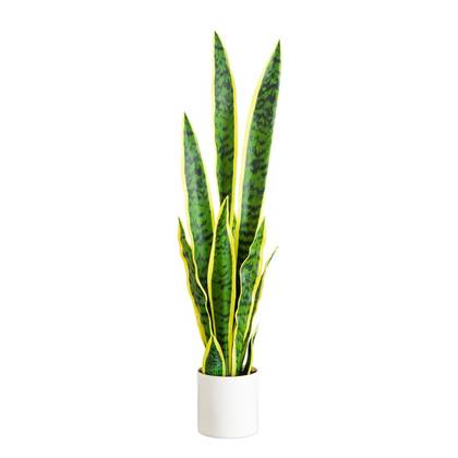 Nearly Natural 30-in Artificial Sansevieria Snake Plant
