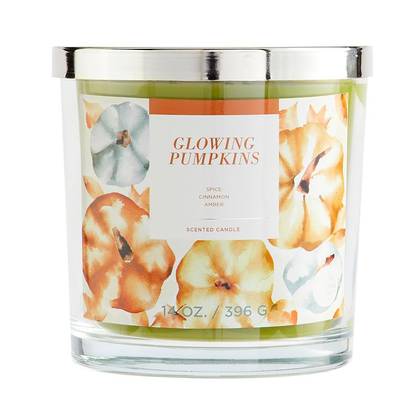 Sonoma Goods For Life® Glowing Pumpkins Large Candle Jar