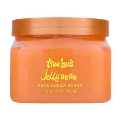 Tree Hut Jelly Bear Shea Sugar Body Scrub - 18oz: Paraben-Free, Sulfate-Free, Vegan, Contains Shea Butter