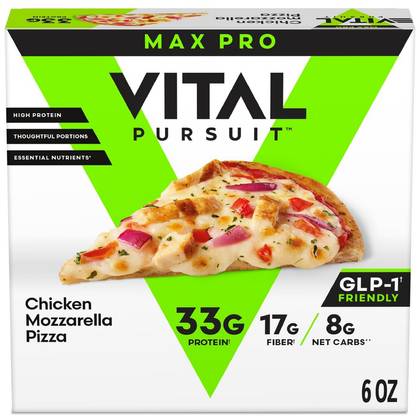 Vital Pursuit High Protein Chicken Mozzarella Thin Crust Frozen Personal Pizza - 6oz​