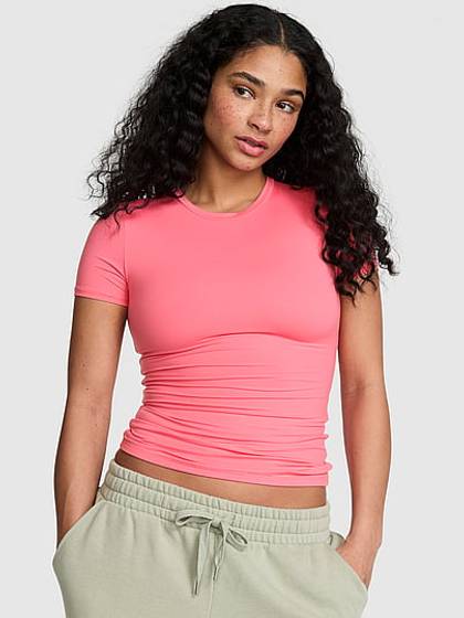 PINK Base Stretch™ Short-Sleeve Tee