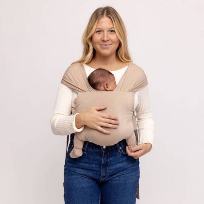 Wildbird Aerial Buckle Wrap - 0-6 Months - Desert Lark - XS-XL: Baby Carrier, Facing-In Design, 7-25 lb Capacity, Modal Blend