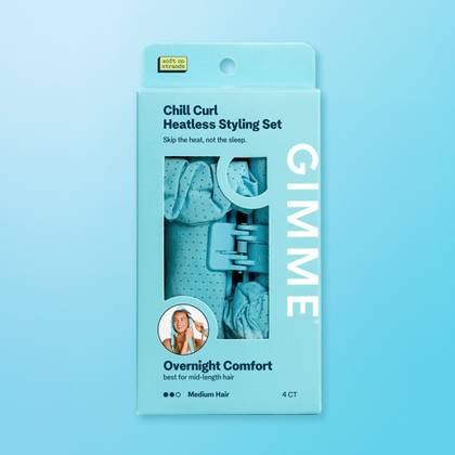 Chill Curl Heatless Styling Set for Medium Hair - 4 Count