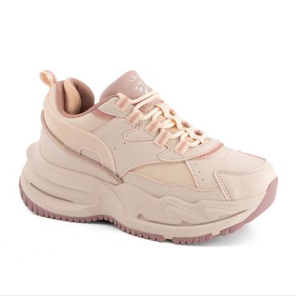 Andrea Women’s Casual Chunky Sneakers with Cushioned Support 61806 PINK 5