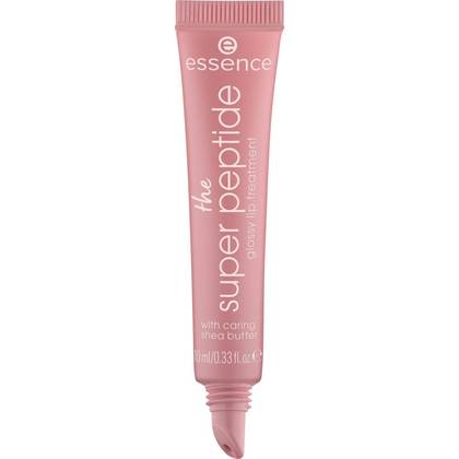 essence The Super Peptide Glossy Lip Treatment - 03 Toffeetastic! - 0.33 fl oz: Tube, Shine Enhancing, Nourishing