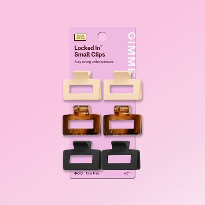 Square Claw Clips - Assorted Colors