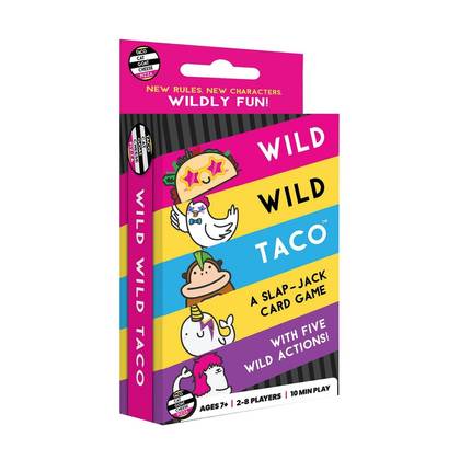 Wild Wild Taco Card Game: Dolphin Hat Games Party Activity for 2-8 Players, Creative Thinking, 10-Minute Play