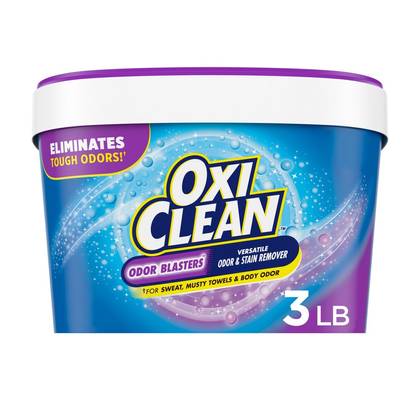 OxiClean Odor Blasters Versatile Stain Remover Powder - 3lbs: Phosphate-Free, Fresh Scent, High Efficiency